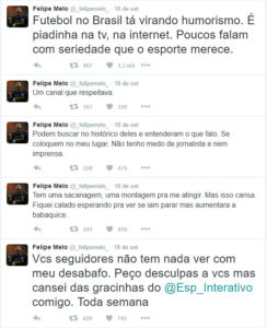 Twitter / Felipe Melo