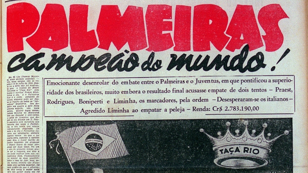 O Palmeiras é campeão mundial, sim! E o título da Taça Rio-1951